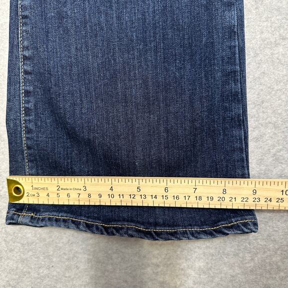 Paige Bootcut Jeans Womens Size 29 Dark Wash Blue Penrose Hidden Hills Mid Rise - Picture 13 of 13